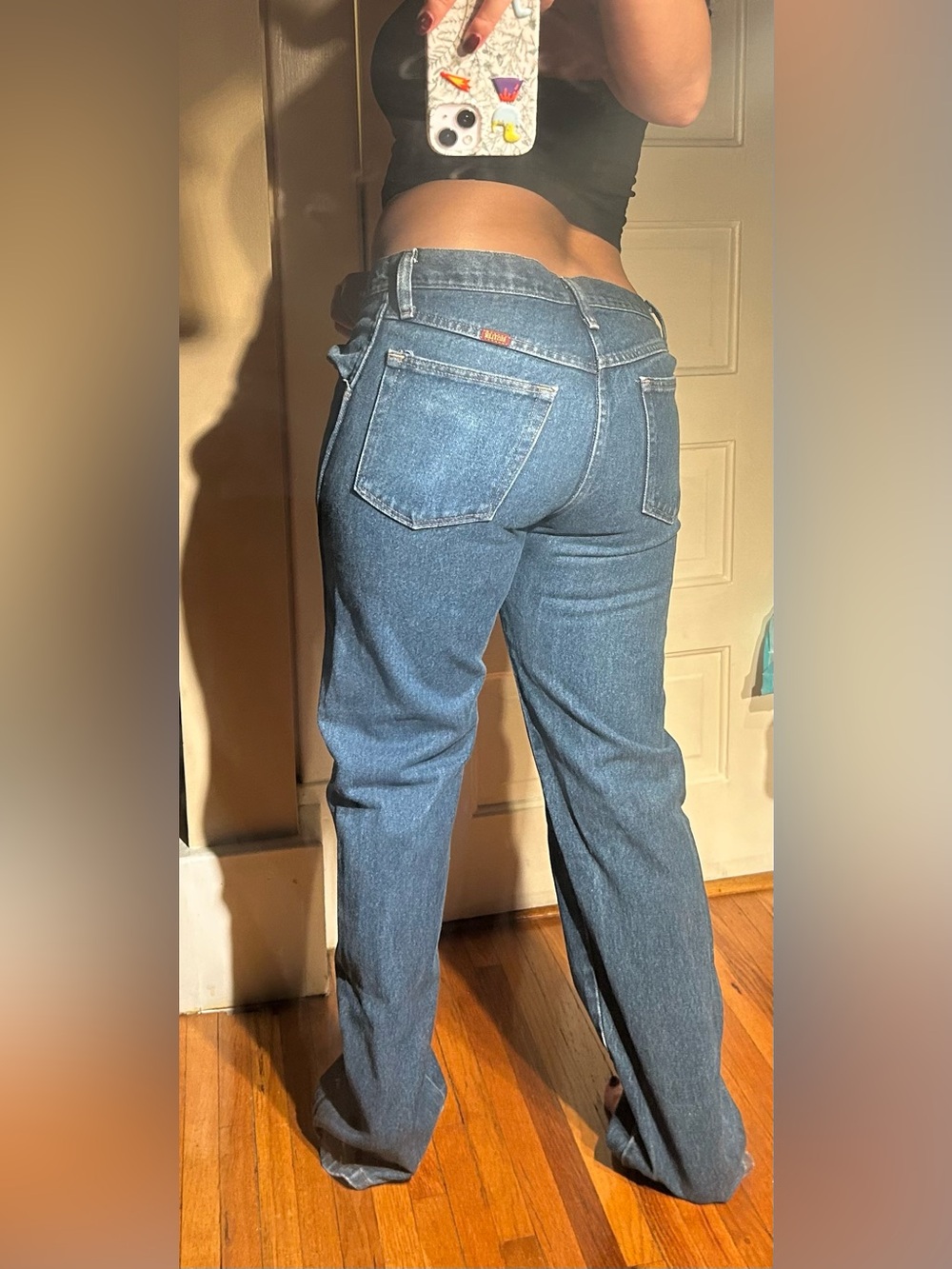 Rustler Blue Straight Leg Women's Jeans